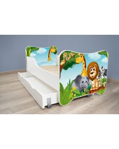 Dečiji Krevet 160X80Cm Happy Kitty + Fioka Africa - 7459-1-1