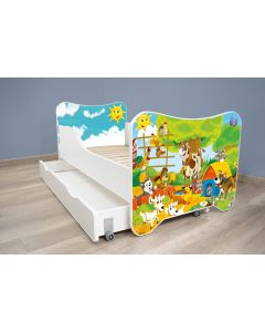 Dečiji Krevet 160X80Cm Happy Kitty + Fioka Farm - 7508-1