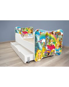 Dečiji Krevet 160X80Cm Happy Kitty + Fioka Princesses - 7509-1
