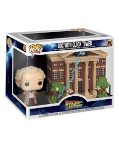 Funko POP! Town: Back To The Future - Doc w/Clock Tower