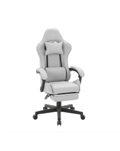 ePlayGame Gejmerska stolica HC-4095 FABRIC-DGS2 svetlo siva