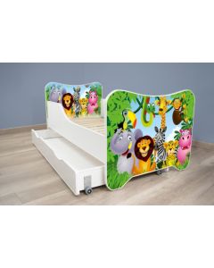 Dečiji Krevet 140X70Cm Happy Kitty + Fioka Madagascar - 7542 F