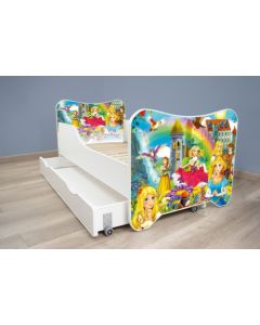 Dečiji Krevet 140X70Cm Happy Kitty + Fioka Princess - 7543 F