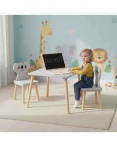 ECO TOYS Dečiji set nameštaja koala – sto + 2 stolice , ecotoys
