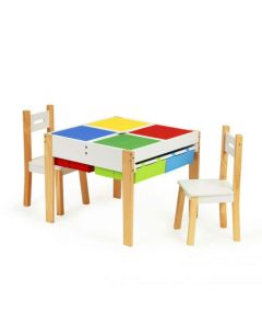 ECO TOYS Dečiji set sto i stolice