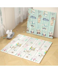Baby Line Premium Collection Podloga za igru DEER + PANDA 180x200x1cm