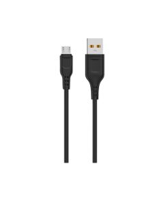 DENMEN Kabl D01V Micro USB data 2,4A 1m, crna - 1360201