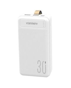 DENMEN Power bank DP17, 30000mAh, bela - 1360200