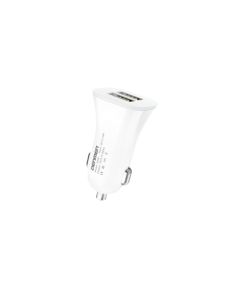 DENMEN Auto punjač DZ06 2xUSB Fast 3,1A, bela - 1360247