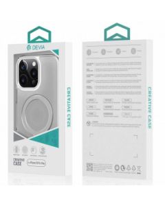 DEVIA Futrola Hard Case Clean Series Magnetic Shockproof za Samsung S25, providna - 25583-1-1