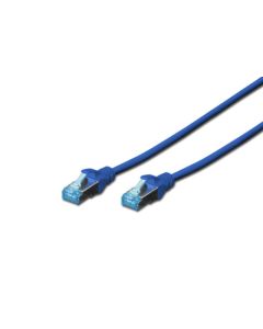 DIGITUS DK-1512-010/B patchcord kabl 5e U/UTP CCA 1m plavi - DG006