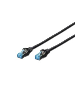 DIGITUS DK-1512-010/BL patchcord kabl 5e U/UTP CCA 1m crni - DG007