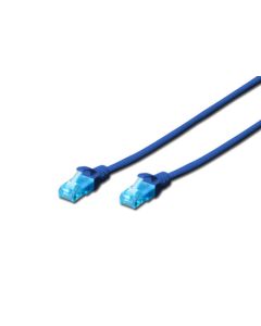 DIGITUS DK-1512-030/B patchcord kabl 5e U/UTP CCA 3m plavi - DG014