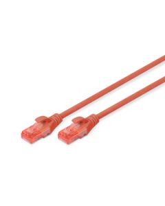 DIGITUS DK-1617-005/R patchcord kabl 6 U/UTP CU 0,5m crveni - DG037