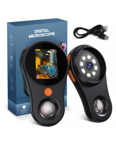 Digitalni mikroskop JWD mali prenosni crni - 219695