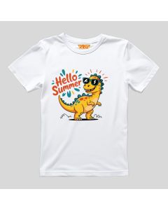 KIDZ by TAMANITZA Dečija bela majica DINO SUMMER - Tamanitza972