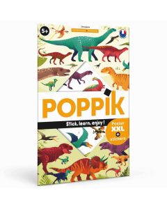 Edukativni poster s nalepnicama Otkrića: Dinosaurusa 5+ - DIS005