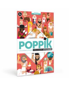Edukativni poster s nalepnicama Otkrića: Mitologija 7+ - DIS018