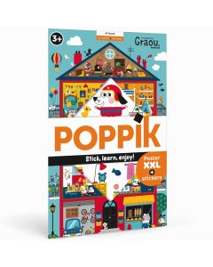 Edukativni poster s nalepnicama Otkrića: Kuća 3+ - DIS021