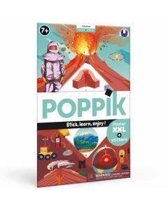 Edukativni poster s nalepnicama Otkrića: Volcans 7+ - DIS024