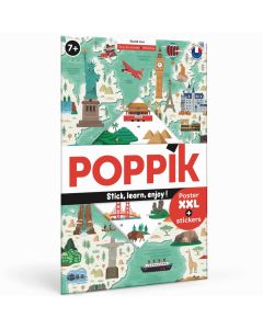 Edukativni poster s nalepnicama Otkrića: Svetska Turneja 7+ - DIS025