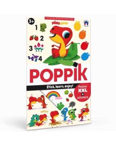 Edukativni poster s nalepnicama Otkrića: Prvo Učenje 3+ - DIS034