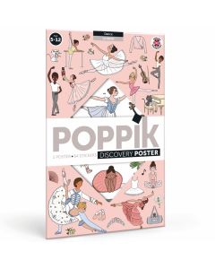 Edukativni poster s nalepnicama XXL Otkrića: Ples 5+ - DIS035