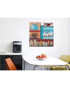 DELTA LINEA Uramljena slika Case Arabie 50x50 cm - DL505041