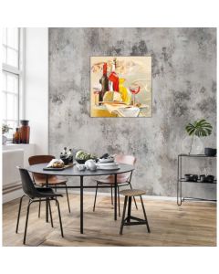 DELTA LINEA Uramljena slika La Fete 50x50 cm - DL505047