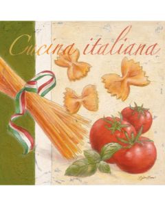 DELTA LINEA Uramljena slika Cucina Italiana 50x50 cm - DL505066
