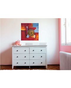 DELTA LINEA Uramljena slika Old coin 2 50x50 cm - DL505078