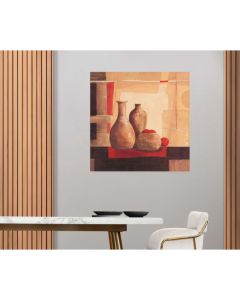 DELTA LINEA Uramljena slika Zemljane posude 50x50 cm - DL5516