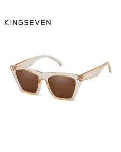KINGSEVEN Ženske naočare za sunce S10 brown white - MOMENT1424