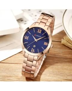 CURREN Ženski ručni sat 9007 rose gold - blue - MOMENT108