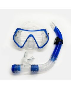BLUE REEF Set maska plastic semi-dry snorkel set U - DPB