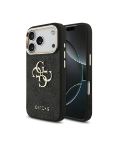 Maska za iPhone 17 Pro/ 18 Pro Guess 4G Big Classic Logo crna