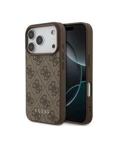 Maska za iPhone 17 Pro/ 18 Pro braon Guess Hardcase 4G Big Logo