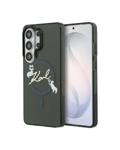 Maska za Samsung S26 Ultra/ S948B Karl Lagerfeld IML KC Script MagSafe crna