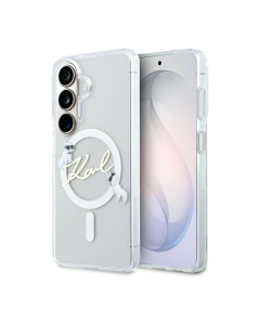 Maska za Samsung S26/ S941B Karl Lagerfeld IML KC Script MagSafe transparent
