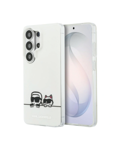 Maska za Samsung S26 Ultra/ S948B Karl Lagerfeld IML Peekaboo Karl&Choupette MagSafe bela