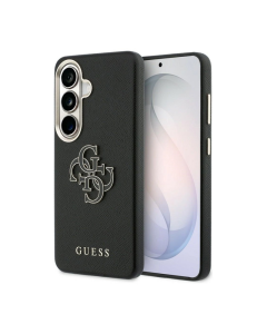 Maska za Samsung S26/ S941B Guess Grained Big 4G Metal Logo crna