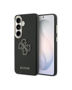 Maska za Samsung S26 Plus/ S946B Guess Grained Big 4G Metal Logo crna