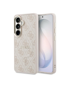 Maska za Samsung S26/ S941B Guess 4G Embossed Ring MagSafe roze