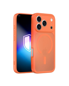 Maska za iPhone 17 Pro narandžasta 3MK Misty MagSafe
