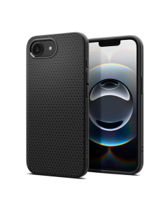 Maska za iPhone 16e/ 17e mat Spigen Liquid Air crna
