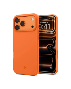 Maska za iPhone 17 Pro Max narandžasta Spigen Silicone Fit MagSafe