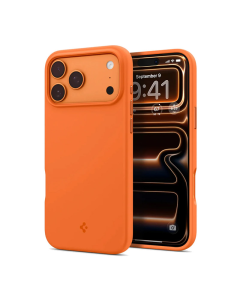 Maska za iPhone 17 Pro narandžasta Spigen Silicone Fit MagSafe
