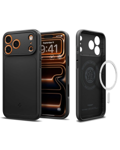 Maska za iPhone 17 Pro Spigen Thin Fit MagSafe crna