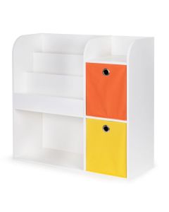 ECO TOYS Drvena decija polica organizer sa policama 02a ecotoys