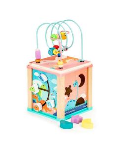 ECO TOYS Drvena interaktivna kocka MS - HM015471